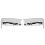 labwork Steel Rear Bumper Ends Replacement for Ford F150 Pickup with Parking Assist Sensor 2009-2014 Chrome FO1102372 10 11 12 13 Lab Work Auto