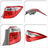 labwork Tail Lights Signal Lamp Passenger Side RH Red Clear Replacement for 2014-2016 Toyota Corolla TO2805118 8155002751 81550-02750 Lab Work Auto