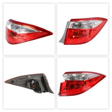 labwork Tail Lights Signal Lamp Passenger Side RH Red Clear Replacement for 2014-2016 Toyota Corolla TO2805118 8155002751 81550-02750 Lab Work Auto