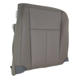 Seat Cover Driver Gray Leather Bottom Replacement for 2007-2014 Expedition Sport Utility 4-Door