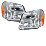 Headlight Front Pair Lamps For 2005-2009 Chevy Equinox Halogen LH+RH Chrome