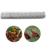 Galvanized Poultry Wire Netting 2" Hexagonal Mesh Wire Fence Suit for Family Craft Projects Chicken Netting Garden Fencing Backyard Fencing (4ft x 150ft)