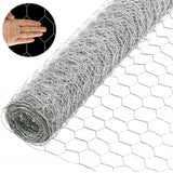 Galvanized Poultry Wire Netting 2" Hexagonal Mesh Wire Fence Suit for Family Craft Projects Chicken Netting Garden Fencing Backyard Fencing (4ft x 150ft)