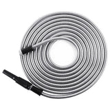Stainless Steel Hose,Lightweight Metal Garden Flexible Water Hose,Shower Hose 25/50/75/100 FT (50)