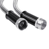 Stainless Steel Hose,Lightweight Metal Garden Flexible Water Hose,Shower Hose 25/50/75/100 FT (50)