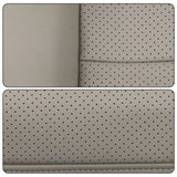 Seat Cover Driver Gray Leather Bottom Replacement for 2007-2014 Expedition Sport Utility 4-Door