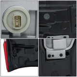 Tail Lamp Light Replacement for F250 F350 2017-2019 Red Lens Driver and Passenger Side Brake Light Outer KC3Z13404B KC3Z13405B with Blind Spot Module Not Included