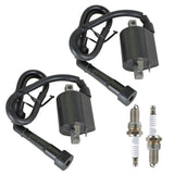 labwork 2x Ignition Coil Spark Plug Replacement For Yamaha VIRAGO 535 XV535 1987-2000