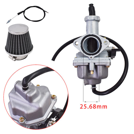 Labwork Carburetor & Throttle Cable Air Filter for Honda CB125S XR100 CRF100F XL100S