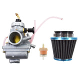 Labwork Carburetor Carb & Air Filter & Fuel Filter Replacement for Kawasaki KX 65 2000-2014 KX60 1983-2003