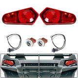 Labwork Pair of Tail Lights Lamps Left + Right For 2009-2022 Polaris ACE RZR Sportsman