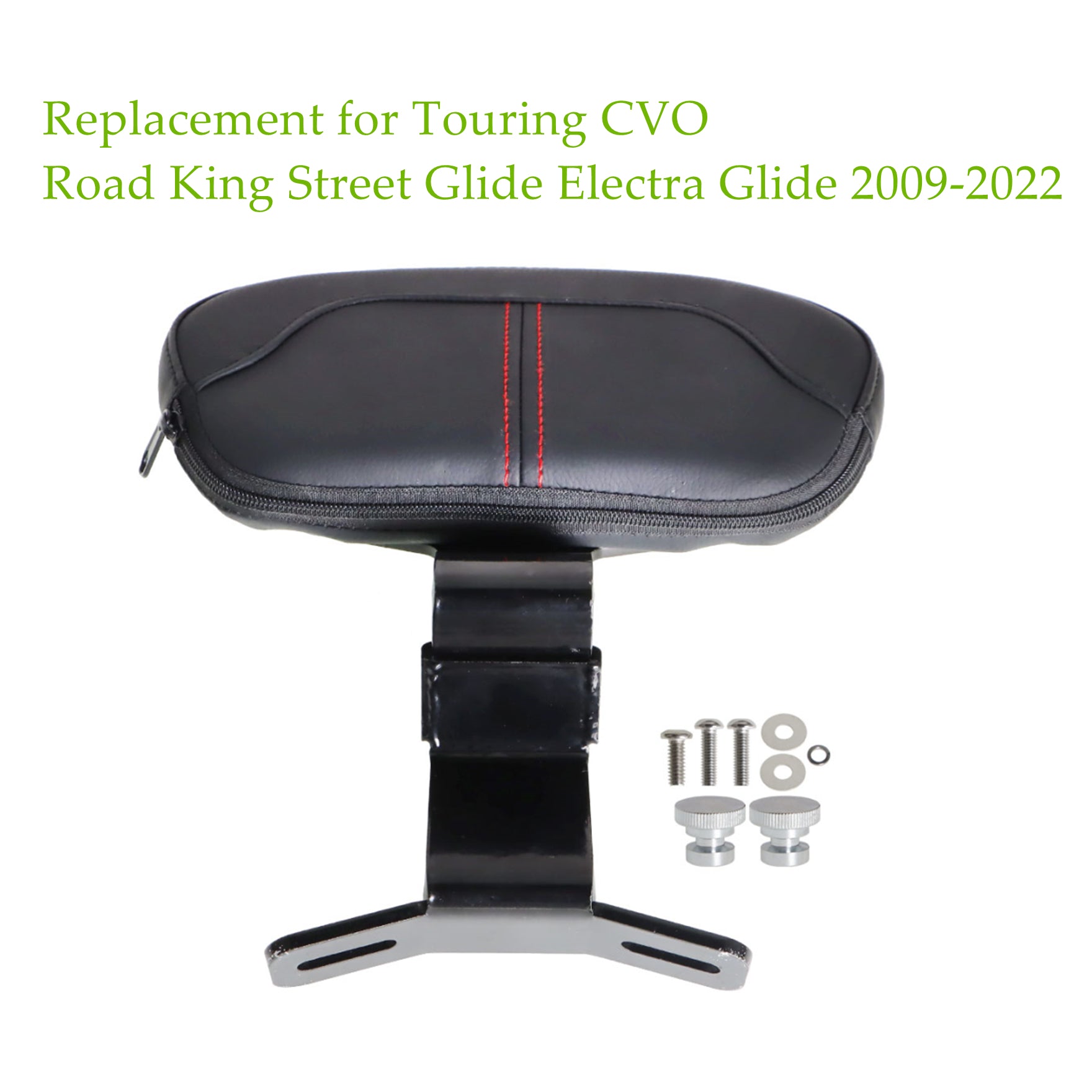 labwork Motorcycle Front Driver Backrest Pad Replacement for CVO Touring Road King Street Glide Electra FLHR 2009-2022