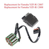 Motorcycle Stator & Regulator Rectifier Replacement for Yamaha YZF-R1 YZF R1 2007-2008