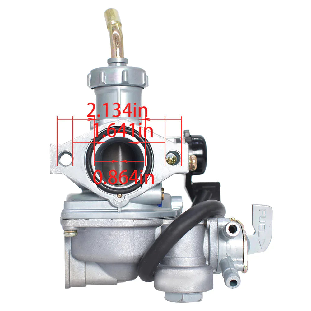 Carburetor Carb with Air Filter Fit for Honda ATC110 ATC125M FourTrax 125 TRX125 2x4 LAB WORK MOTO