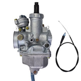 Carburetor & Throttle Cable For Honda Recon 250 TRX250 TRX250TE TRX250TM LAB WORK MOTO