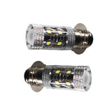 2pcs Headlights Fit for Yamaha Raptor 125 250 660R 700R YFM660R LED Bulbs 6000K White