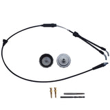 Delete Removal Eliminator Kit Throttle Cable Caps Idle Screws Fits for 1987-2006 Yamaha Banshee LAB WORK MOTO