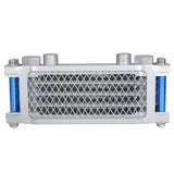 Labwork Universal Engine Oil Cooling Cooler Radiator Blue For Pit Dirt Bike 125/140CC US