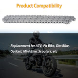 Labwork 100 Link 420 Chain Replacement for Pit Dirt Bike ATV Go Kart Mini Bike Scooters LAB WORK MOTO