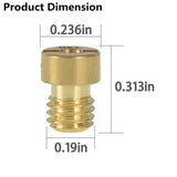 Labwork 10pcs Carburetor Main Jet Kit Replacement for OKO CVK 100 105 108 110 115 120 125 130 135 140 LAB WORK MOTO