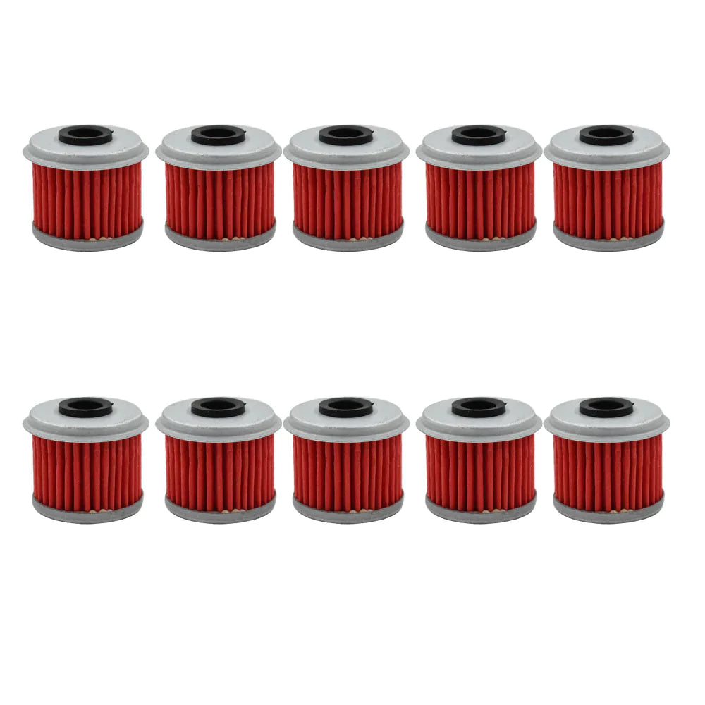 Labwork 10pcs Oil Filter Replacement for Yamaha WR250F WR250R WR250X WR450F XT250 1S4-E3440-00 HF140 LAB WORK MOTO