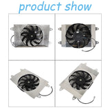 Labwork 12V Radiator Cooling Fan Motor Assembly Replacement for Yamaha Viking 700 Viking VI YXM700 1XD-E2405-00-00 LAB WORK MOTO