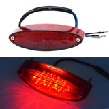 Labwork 28 Led Tail Light Motorcycle Rear Brake Stop Running Tail Light Universal 12V Red Rear Light Replacement for Honda Suzuki Kawasaki Cruiser DR DRZ 650 400 LAB WORK MOTO