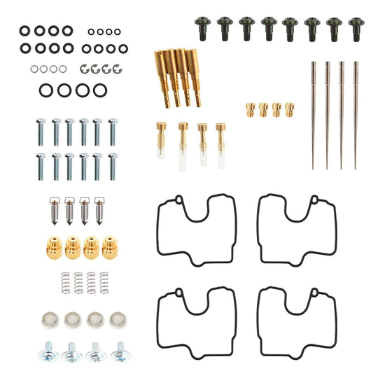 Labwork 4-Pack Carb Carburetor Repair Kits Replacement for Yamaha YZF R1 1998 1999 2000 2001