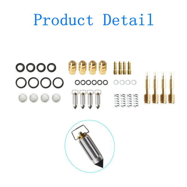Labwork 4-Pack Carburetor Repair Rebuild Kits Replacement for Yamaha ...