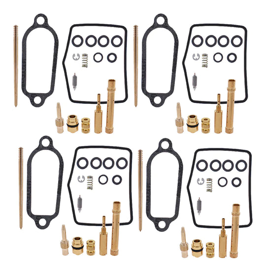 Labwork 4-Piece Carburetor Repair Carb Rebuild Kits Replacement for Honda CB350F 1972 1973 1974