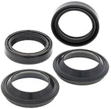 Labwork 4PCS Front Fork Dust Seal Set Replacement for Suzuki Yamaha 56-125 41-7184 22-56125 AB56-125 AB56125