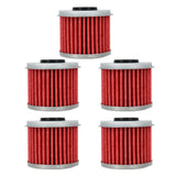Labwork 5x Oil Filter Replacement for Honda CRF150R CRF150RB CRF250R CRF250X CRF450R CRF450X TRX450R