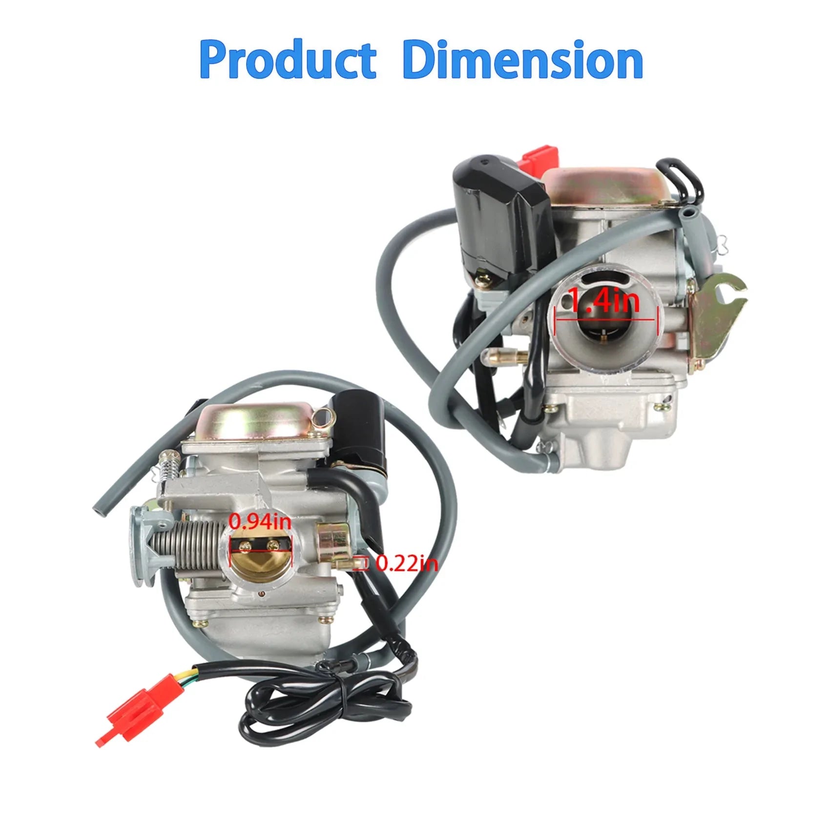 Labwork Carburetor 26mm with Air Filter Replacement for ATV Go Kart Scooter Kazuma Taotao SunL GY6 150cc LAB WORK MOTO