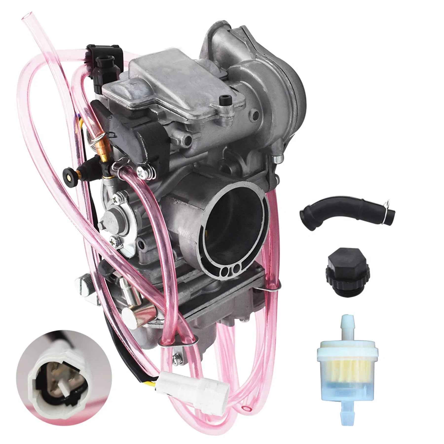 Labwork Carburetor 40mm with Fuel Filter Replacement for 1998-2000 WR 400 F WR400F Motorcycle Carb LAB WORK MOTO
