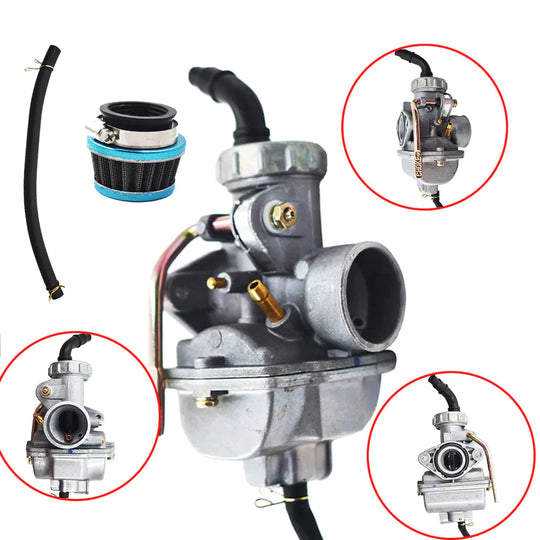 Labwork Carburetor Carb Replacement for Regal Raptor 49cc 50cc Replacement for Pagsta Mini Chopper Moped 97cc 100cc