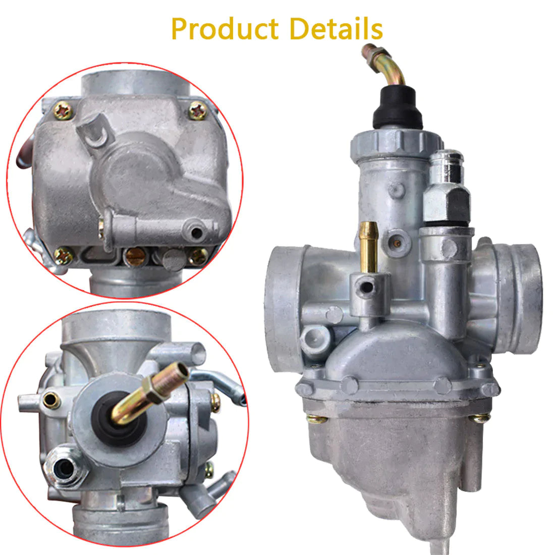 Labwork Carburetor Carb with Air Filter Replacement for Yamaha TTR125 TTR125E TTR125L TTR125LE Carborator TTR 125 TTR-125 2000-2007 LAB WORK MOTO