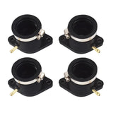 Labwork Carburetor Intake Manifold Boot Joint Carb Holder with Hose Clamps Fit for Yamaha XJ650 XJ750 Maxim Seca, 4-Pack