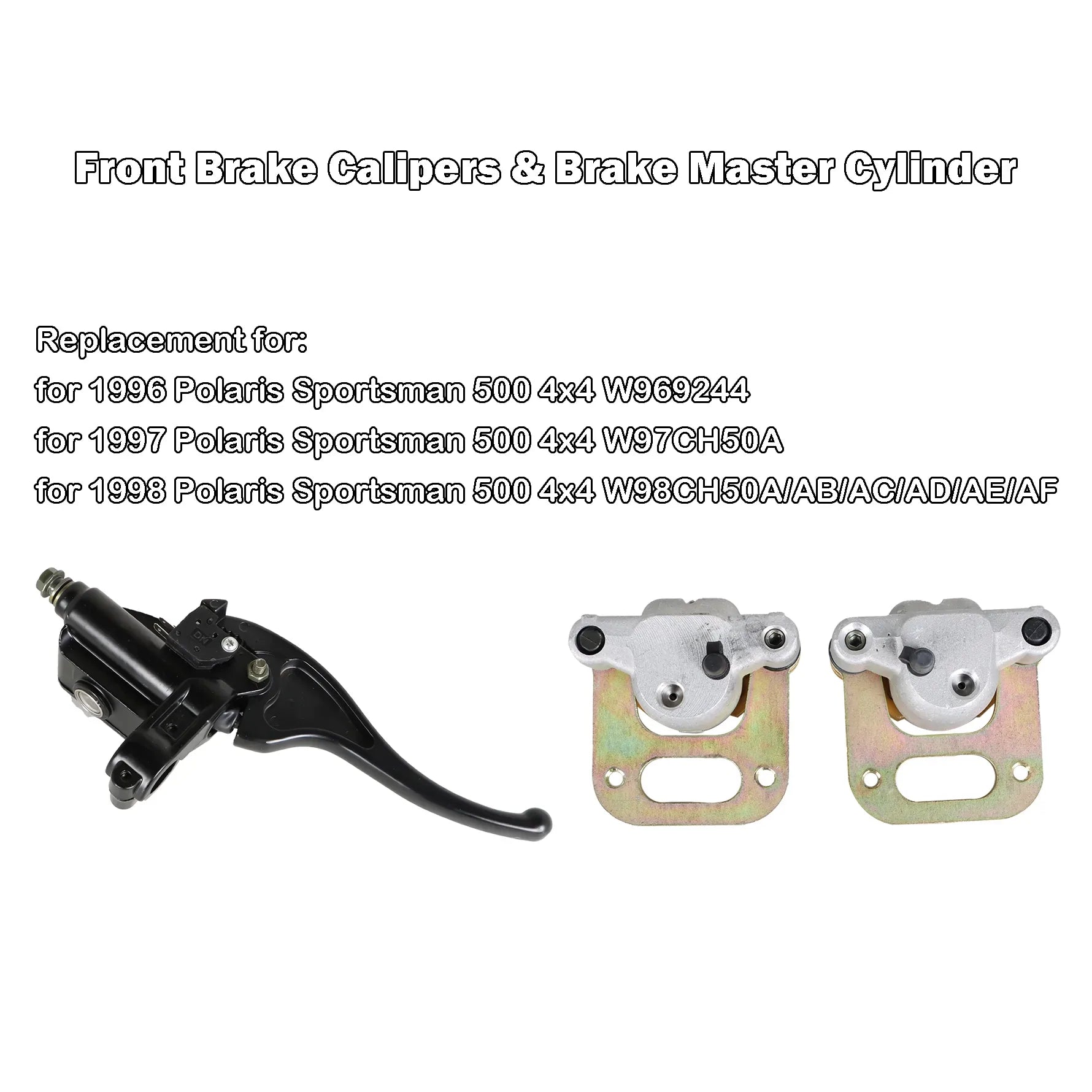 Pair Of Front Brake Calipers With Pads For 1999-2000 Polaris - Foto 10