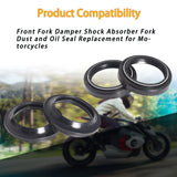 Labwork Front Fork Damper Shock Absorber Fork Dust and Oil Seal 41x53x8/10.5 Replacement for Motorcycles LAB WORK MOTO