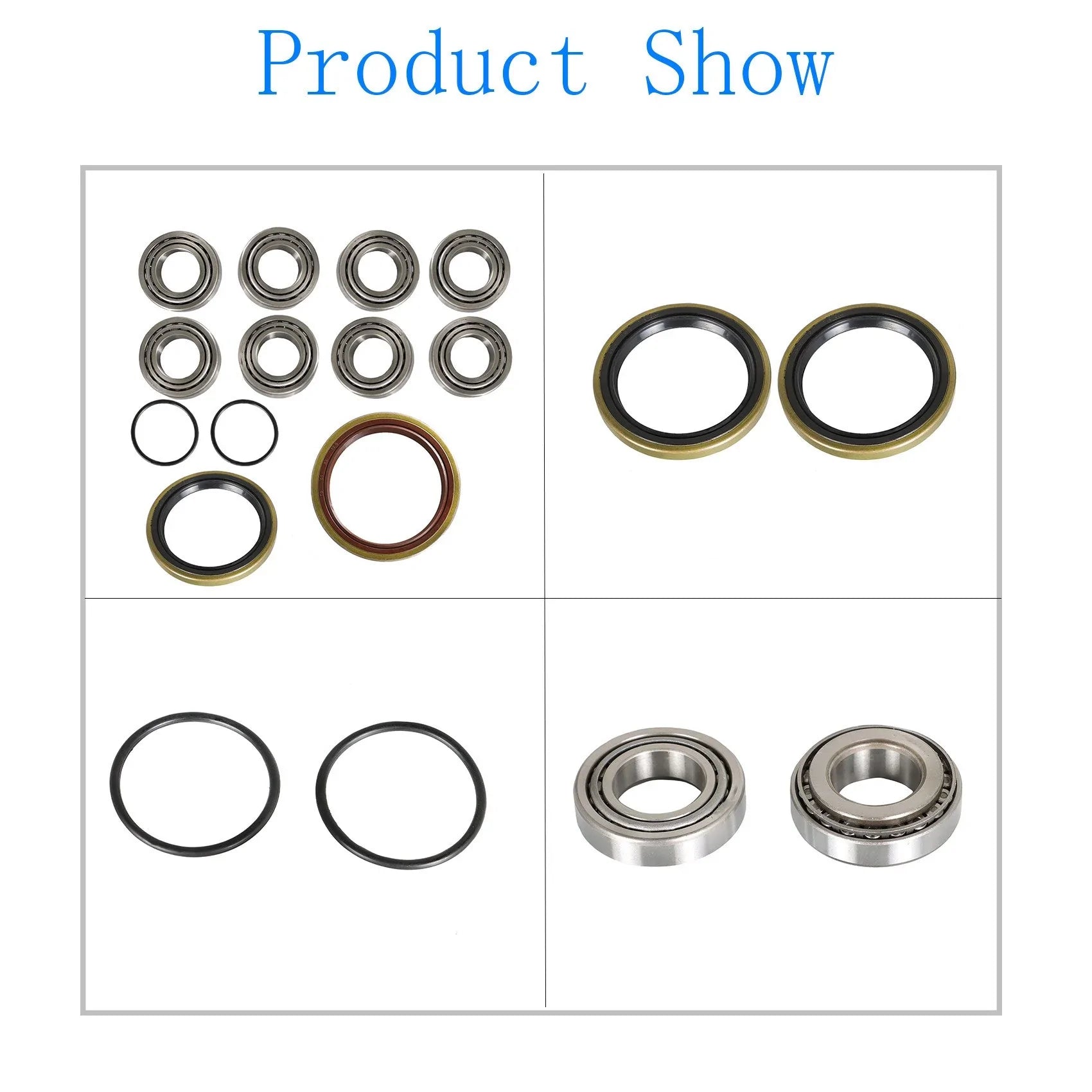 Labwork Front Wheel Bearings and Seals Kit Replacement for Polaris Sportsman Worker Xplorer 250 325 335 400 425 455 500 1995-2016 3554506 3554509 3610019 3610028 3554507 5410470 LAB WORK MOTO