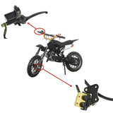Labwork Hydraulic Front Brake Caliper Cylinder Master Replacement for Pit Mini Bike Go Kart Trolley ATV LAB WORK MOTO