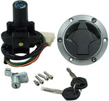 Labwork Ignition Switch Lock Key Fuel Gas Cap Replacement for Kawasaki Ninja 2008-2012 250R EX250J LAB WORK MOTO
