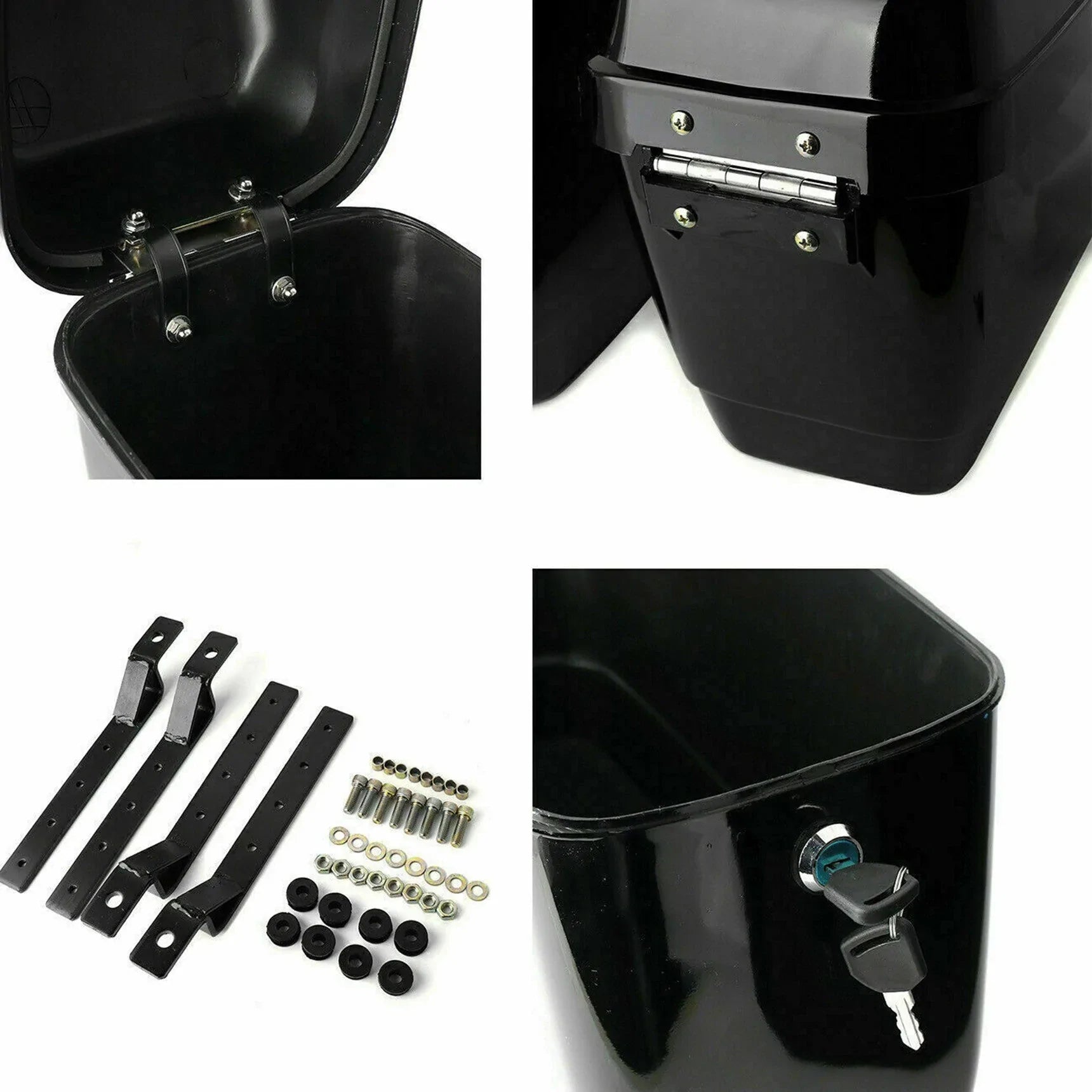 Labwork Luggage Tool Bag Motorcycle Saddlebags Universal Motorcycle Fork Bag Saddlebags Replacement for Yamaha Suzuki Honda Kawasaki LAB WORK MOTO