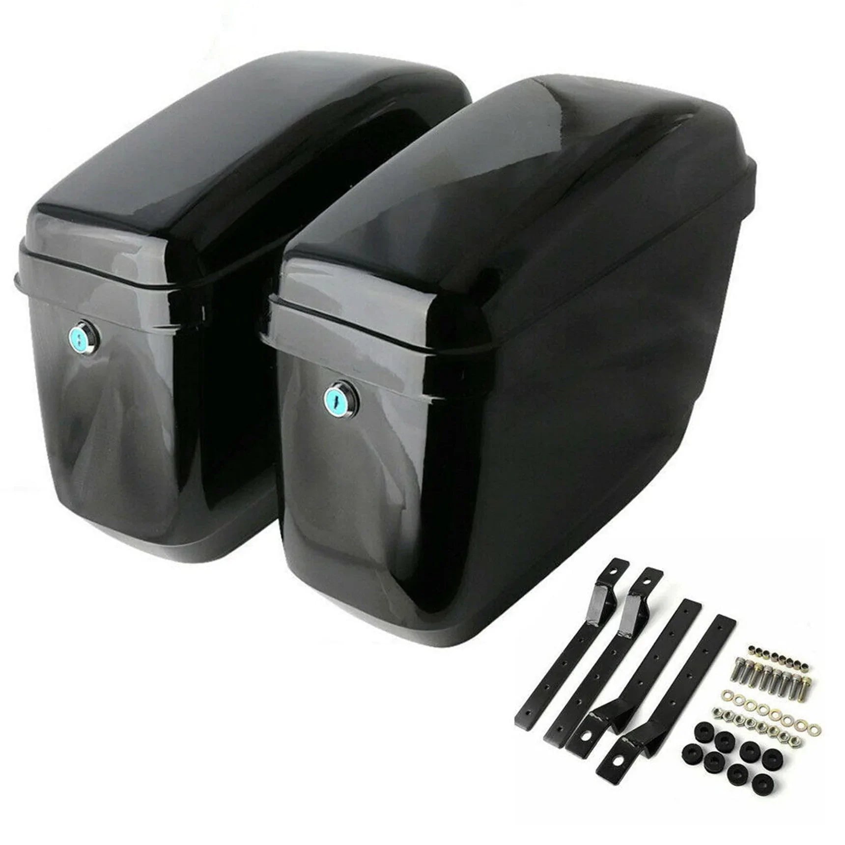 Labwork Luggage Tool Bag Motorcycle Saddlebags Universal Motorcycle Fork Bag Saddlebags Replacement for Yamaha Suzuki Honda Kawasaki LAB WORK MOTO