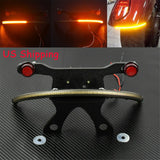 Labwork Motorcycle Fender Tail Turn Signal Light Bar Tag Bracket Replacement for Victory Vegas 8-Ball High Ball Gunner LAB WORK MOTO
