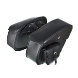 Labwork Motorcycle Saddle Bags Side Tool Luggage Saddlebag Replacement for Softail Sportster LAB WORK MOTO