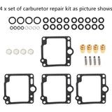 Labwork Pack of 4 Carburetor Repair Rebuild Kits Replacement for Yamaha FJ1100 FJ1200 XJ700 X MAXIM X XJ750 LAB WORK MOTO
