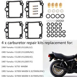 Labwork Pack of 4 Carburetor Repair Rebuild Kits Replacement for Yamaha FJ1100 FJ1200 XJ700 X MAXIM X XJ750 LAB WORK MOTO