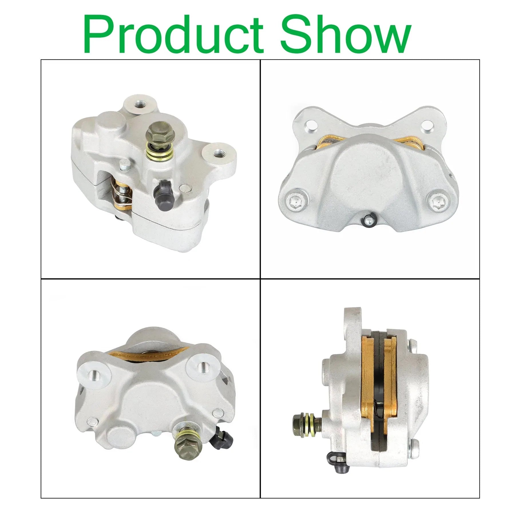 Front Right Brake Caliper Assembly With Pads – Compatible With Arctic Cat ATV 250 300 375 400 454 500 (1996-2002, Replaces 0402-010)