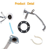 Labwork Short Exhaust System Muffler Pipe Replacement for GY6 150cc 4 Stroke Scooter LAB WORK MOTO